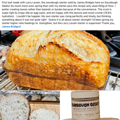 Chef James Bridges Official Sourdough Starter